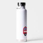 Cute plezier Dino Fire engine Terug naar School DI Waterfles (Rechts)