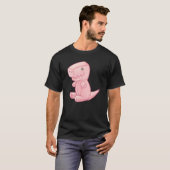 Cute Plush Tyrannosaurus Rex Speelgoed Dinosaur T-shirt (Voorkant volledig)