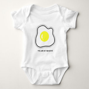 Cute Poaching Egg Baby Bodysuit
