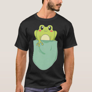 Cute Pocket Dierenvriend Froggy Amphibian Toad voo T-shirt