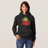Cute Pocket Dino  Prehistoric Rex Dino In Pocket K Hoodie (Voorkant volledig)