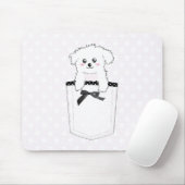 Cute Pocket Puppy Dog Muismat (Met muis)