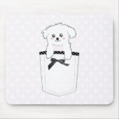 Cute Pocket Puppy Dog Muismat (Voorkant)