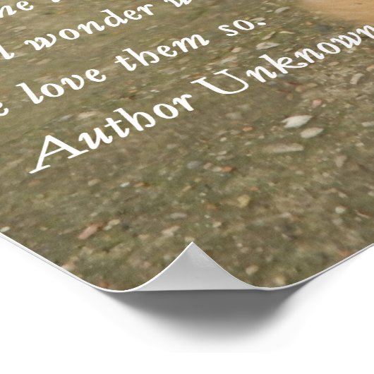 Cute Poem Oranje Kitten Cat Poster (Hoek)