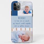 Cute Poem voor mama Baby Boy 2 Foto Case-Mate iPhone Case (Achterkant)
