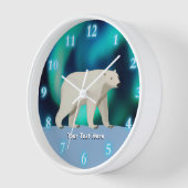 Cute Polar Bear and Northern Lights (Hoek)