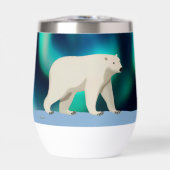 Cute Polar Bear and Northern Lights (Voorkant)