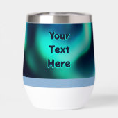 Cute Polar Bear and Northern Lights (Achterkant)