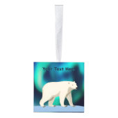 Cute Polar Bear and Northern Lights Decoratie (Rechts)