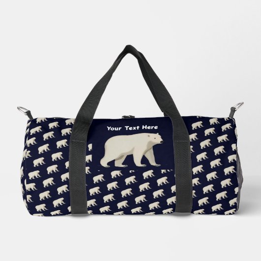 Cute Polar Bear and Northern Lights Plunjezak (Voorkant)