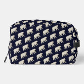 Cute Polar Bear and Northern Lights Toilettasje (Achterkant)