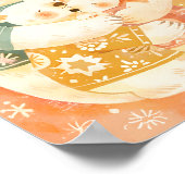 Cute Polar Bear Family Vertical Poster Wall Art (Hoek)