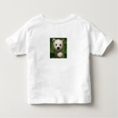 “Cute Polar Bear Kids T-Shirt – Winter Animal Tee (Achterkant)