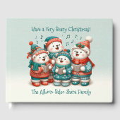 Cute Polar Bears Sing Have a Very Beary Christmas! Gastenboek (Voorkant)