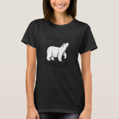 Cute Polar Bears Wildlife Nature Wilderness T-shirt (Voorkant)