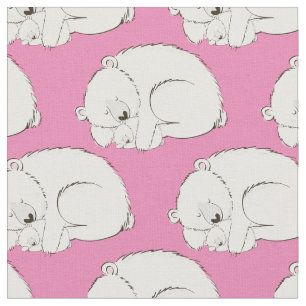 Cute Polar Beer Baby Nursery Decor Stof