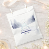 Cute Polar Beer Baby shower Bedankzakje (Geknipt)