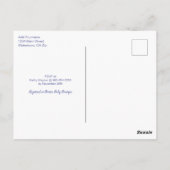 Cute Polar Beer Baby shower Briefkaart (Achterkant)