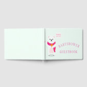 Cute Polar Beer Baby shower Guestbook Gastenboek (Volledig)