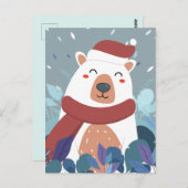 Cute Polar Beer Briefkaart (Voorkant / Achterkant)
