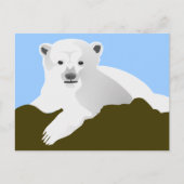 Cute Polar Beer Briefkaart (Voorkant)