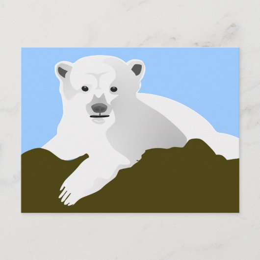 Cute Polar Beer Briefkaart (Voorkant)
