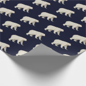 Cute Polar Beer Cadeaupapier (Hoek)