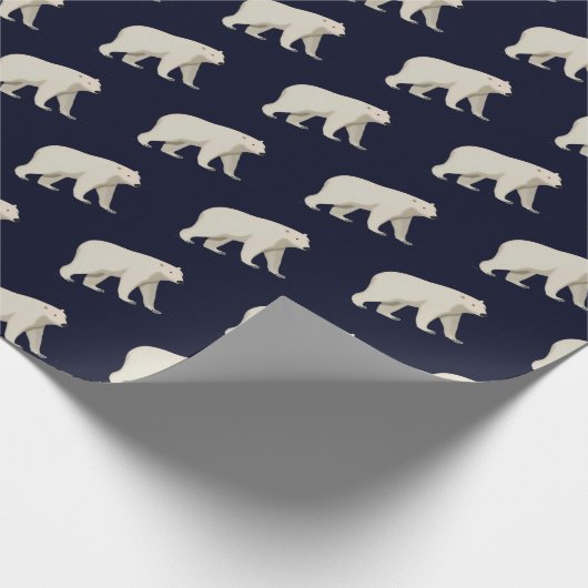 Cute Polar Beer Cadeaupapier (Hoek)