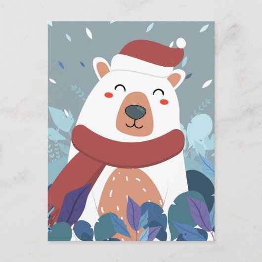 Cute Polar Beer Calendar Briefkaart (Voorkant)