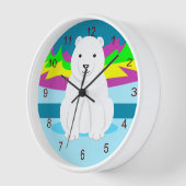 Cute Polar Beer Clock (Hoek)