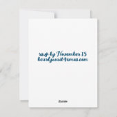 Cute Polar Beer Cubs die handschoenen dragen Feestdagenkaart (Achterkant)