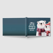 Cute Polar Beer Cubs die handschoenen dragen Gastenboek (Volledig)