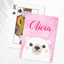 Cute polar beer douanenaam roze