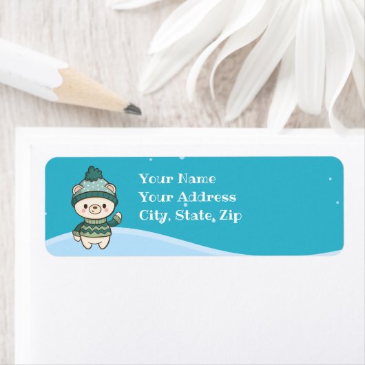 Cute Polar Beer Etiket (Insitu)