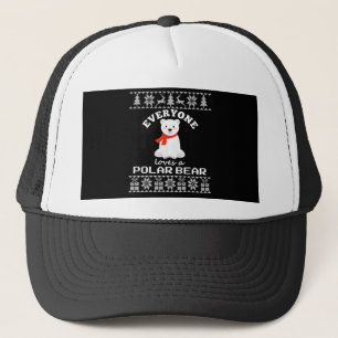 Cute Polar Beer Family Dierenvriend Kerstmis Trucker Pet