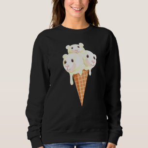 Cute Polar Beer Ice Cream Frozen Dessert Trui