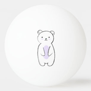 Cute Polar Beer Illustration Pingpongbal