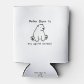 Cute Polar Beer is mijn gedistilleerde dierlijk Be Blikjeskoeler (Voorkant)