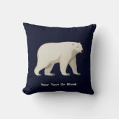 Cute Polar Beer Kussen (Voorkant)