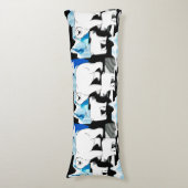 Cute Polar Beer Lichaamskussen (Voorkant Verticaal)