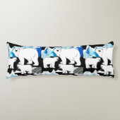 Cute Polar Beer Lichaamskussen (Voorkant)