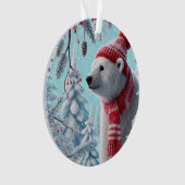 Cute Polar Beer Ornament (voorkant)