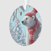 Cute Polar Beer Ornament (voorkant)