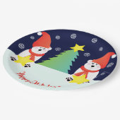 Cute Polar Beer Papieren Bordje (Gekanteld)