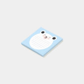 Cute Polar Beer Post-it® Notes (Schuin)