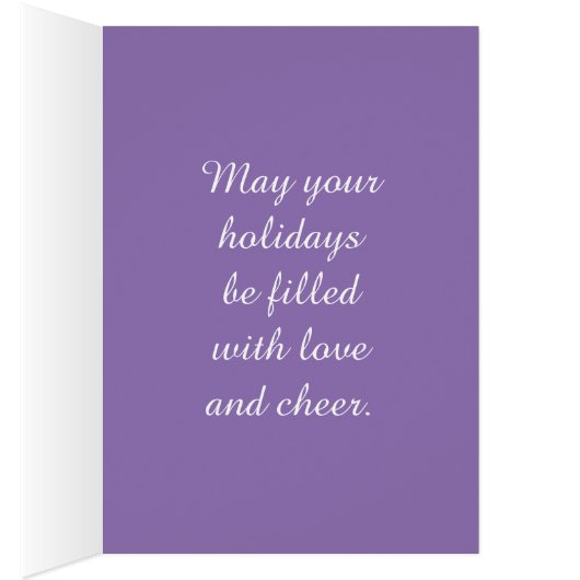 Cute Polar Beer Prettige feestdagen (Binnen (Rechts))