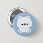 Cute Polar Beer Ronde Button 5,7 Cm (Voorkant /achterkant)
