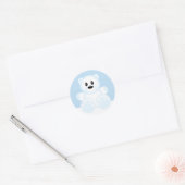 Cute Polar Beer Ronde Sticker (Envelop)