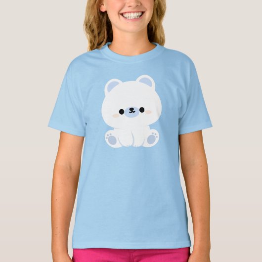 Cute Polar Beer T-shirt (Voorkant)