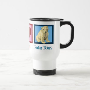 Cute Polar Beer Travel Mug Reisbeker